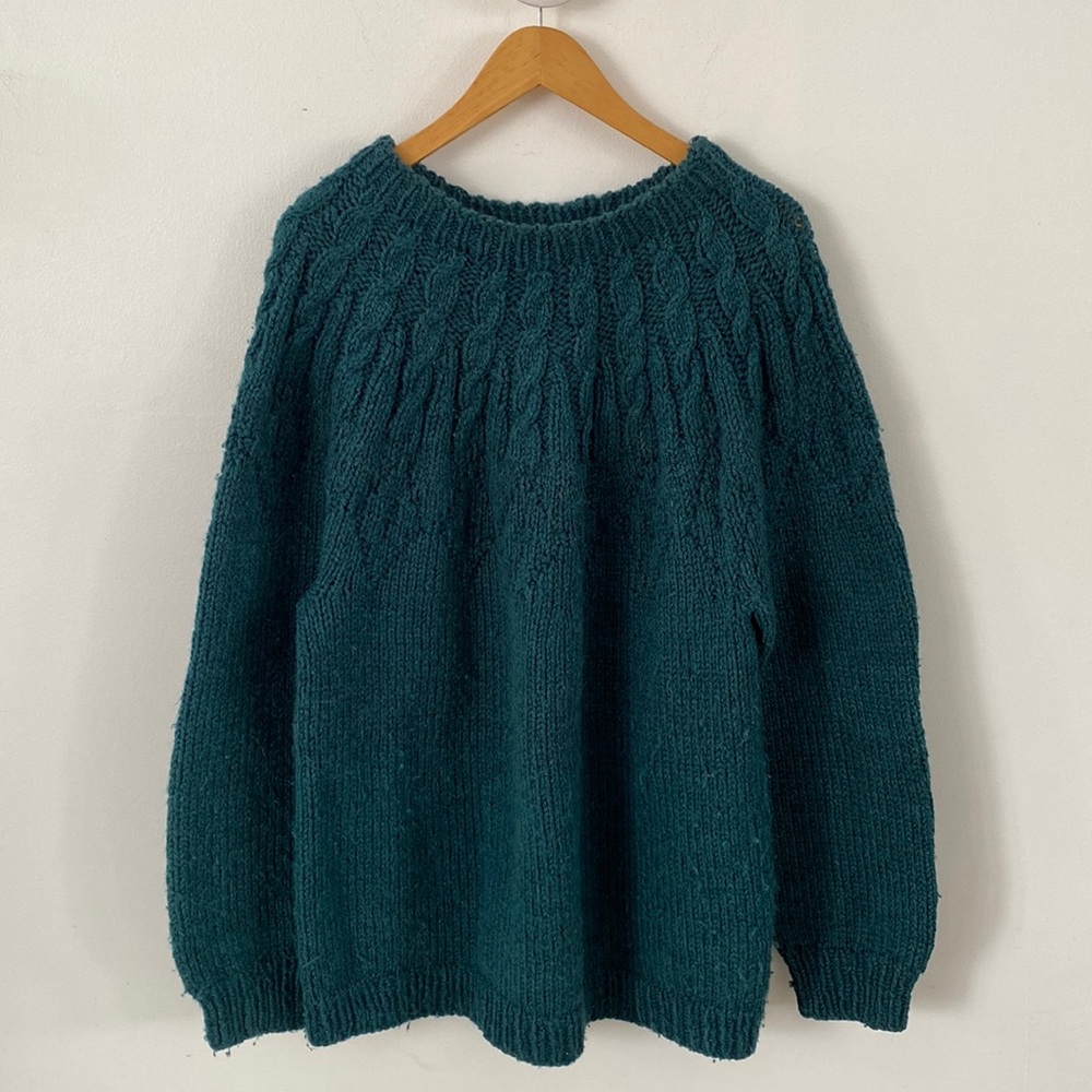 Hand-knit Fisherman Sweater